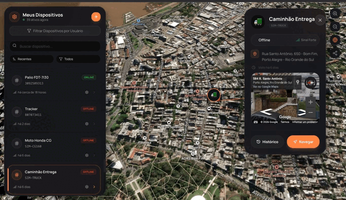 Preview do aplicativo WayTag